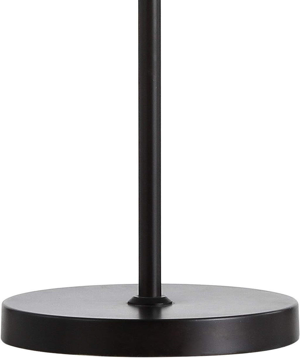 Eyely EYL9053A Wyatt 21.5" Metal/Crystal LED Table Lamp for Reading Room, Living Room, Office, Bedroom, Traditional, Oil Rubbed Bronze/Crystal