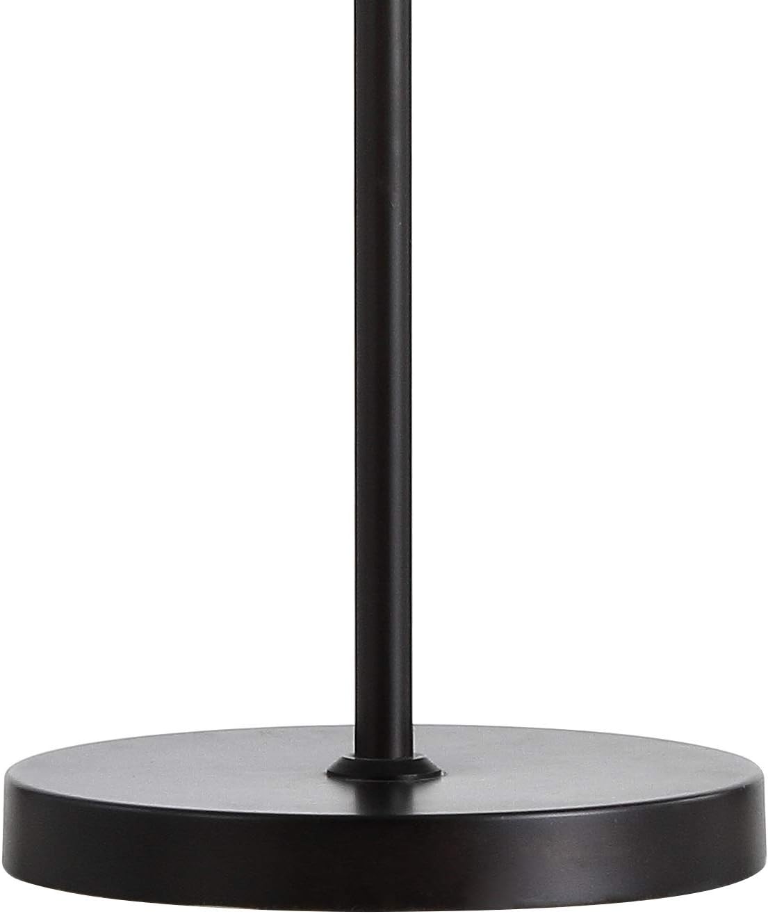 Eyely EYL9053A Wyatt 21.5" Metal/Crystal LED Table Lamp for Reading Room, Living Room, Office, Bedroom, Traditional, Oil Rubbed Bronze/Crystal
