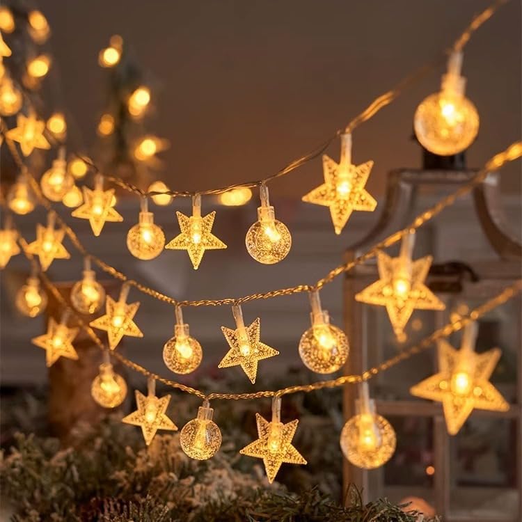 Natural Beach Shell String Light 20FT 40 LED Warm White LED Seashell Fairy Lights,Lights with Battery Operated，Ocean Theme Decor for Bedroom, Party, Wedding, Garden, Patio(Shell)
