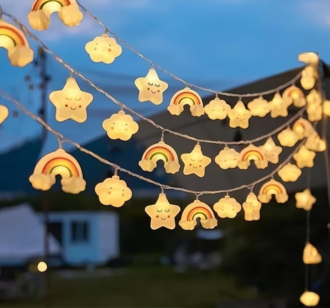 Natural Beach Shell String Light 20FT 40 LED Warm White LED Seashell Fairy Lights,Lights with Battery Operated，Ocean Theme Decor for Bedroom, Party, Wedding, Garden, Patio(Shell)