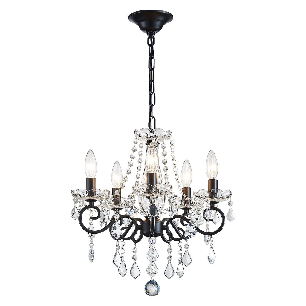 Crystal Chandelier Light Fixture, Modern K9 Crystal Chandelier Dining Room Light Fixture, Crystal Pendant Ceiling Light for Bedroom Modern Lighting Fixture for Living Room Kitchen Island Hallway