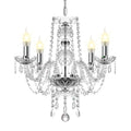 Ridgeyard 10-Light Crystal Chandelier Cognac/Champagne Modern K9 Crystal Candle Pendant Lamp Ceiling Lighting Fixture, Chandeliers for Dining Room Home Decor