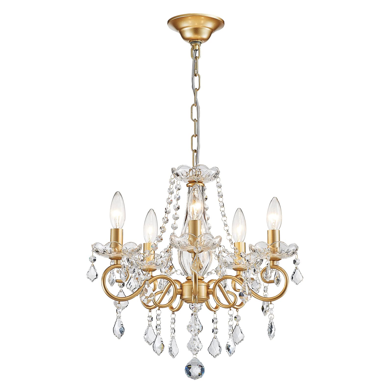 Crystal Chandelier Light Fixture, Modern K9 Crystal Chandelier Dining Room Light Fixture, Crystal Pendant Ceiling Light for Bedroom Modern Lighting Fixture for Living Room Kitchen Island Hallway
