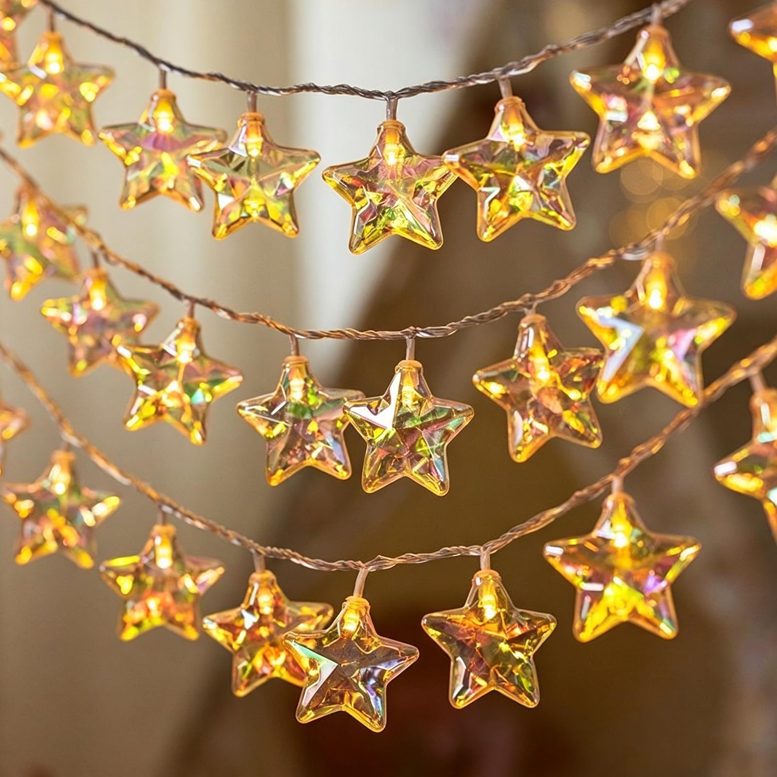 Natural Beach Shell String Light 20FT 40 LED Warm White LED Seashell Fairy Lights,Lights with Battery Operated，Ocean Theme Decor for Bedroom, Party, Wedding, Garden, Patio(Shell)