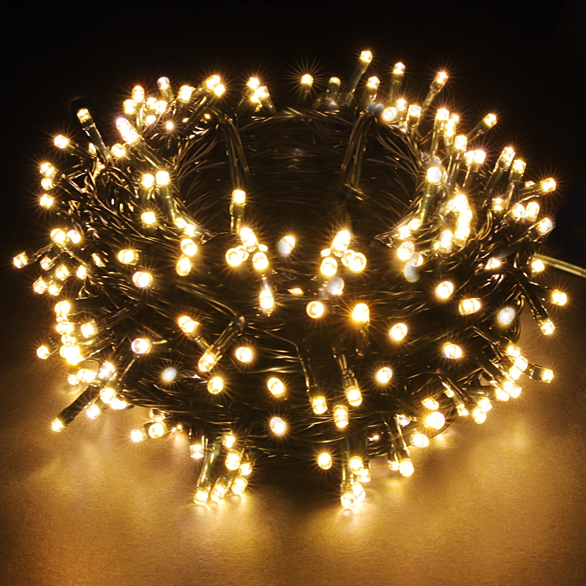 PMS 100-1000 LED Christmas Lights, Low Voltage Fairy String Lights with 8 Modes, Ideal for Xmax Tree, Garden, Home, Party, Halloween Festival Deco (Warm White, 1000 LEDs)