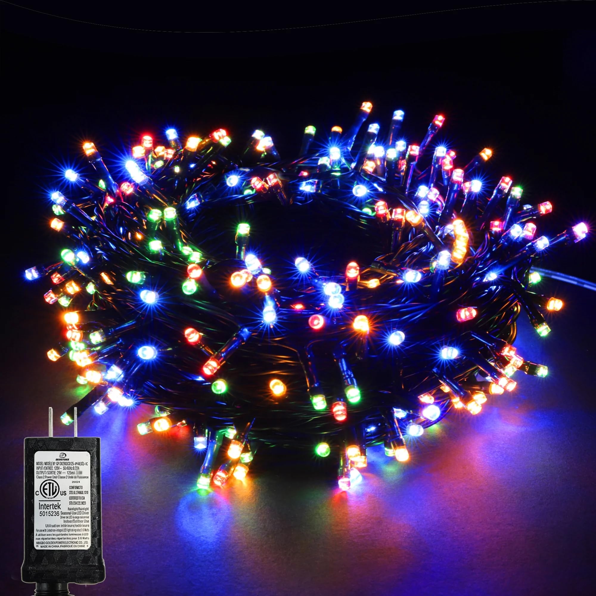 PMS 100-1000 LED Christmas Lights, Low Voltage Fairy String Lights with 8 Modes, Ideal for Xmax Tree, Garden, Home, Party, Halloween Festival Deco (Warm White, 1000 LEDs)