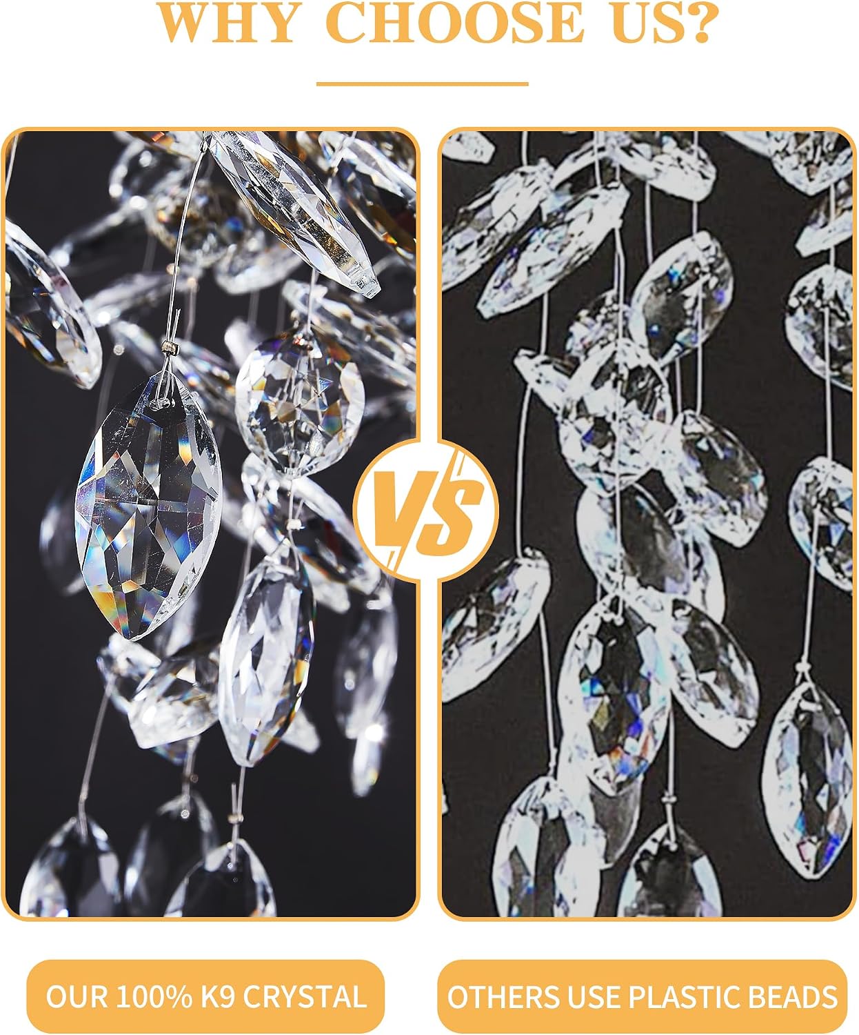 8-Light Modern Silver Crystal Chandelier 23.6", Tree Branch Pendant Lighting for Home