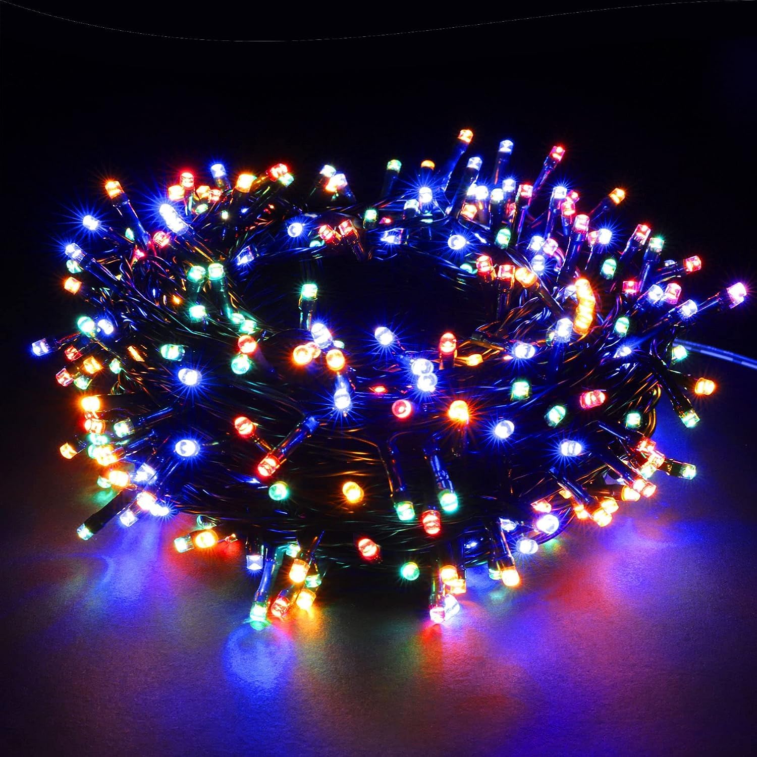PMS 100-1000 LED Christmas Lights, Low Voltage Fairy String Lights with 8 Modes, Ideal for Xmax Tree, Garden, Home, Party, Halloween Festival Deco (Warm White, 1000 LEDs)